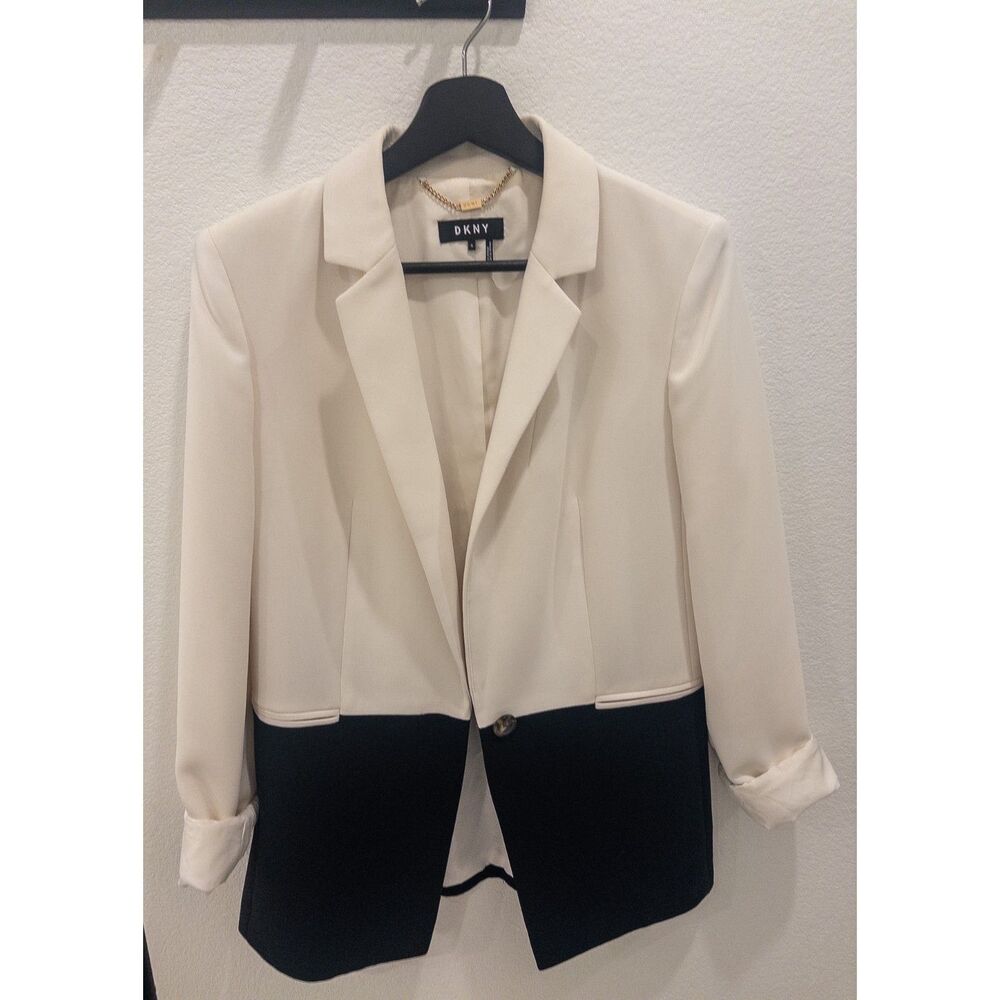 DKNY Color Block Blazer